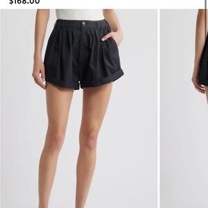 Doen Black High Waist Women's Shorts